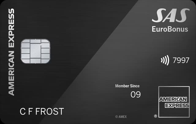 SAS EuroBonus American Express Elite kreditkort